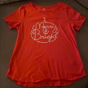 Merry & Bright women’s shirt size medium